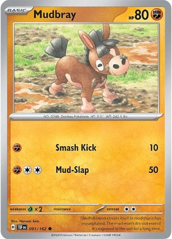Mudbray (091/162) [Scarlet &amp; Violet: Temporal Forces] 