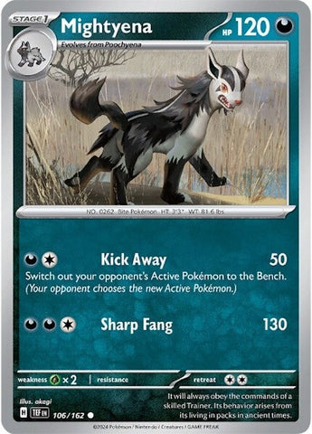 Mightyena (106/162) [Scarlet &amp; Violet: Temporal Forces] 