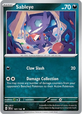 Sableye (107/162) [Scarlet &amp; Violet: Temporal Forces] 