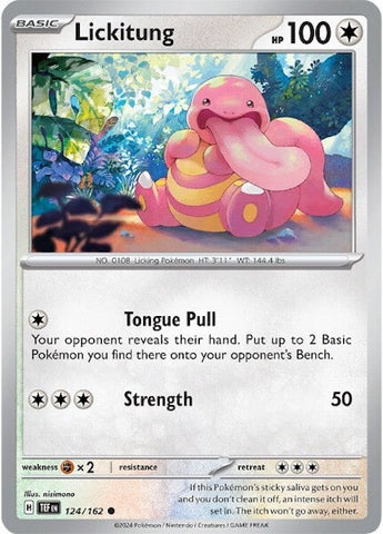 Lickitung (124/162) [Scarlet &amp; Violet: Temporal Forces] 