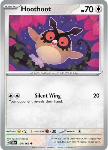 Hoothoot (126/162) [Scarlet &amp; Violet: Temporal Forces] 