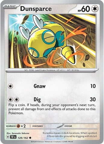 Dunsparce (128/162) [Scarlet &amp; Violet: Temporal Forces] 