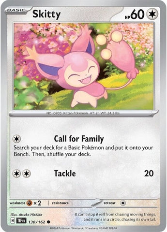 Skitty (130/162) [Scarlet &amp; Violet: Temporal Forces] 