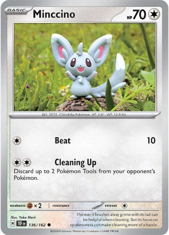 Minccino (136/162) [Scarlet &amp; Violet: Temporal Forces] 