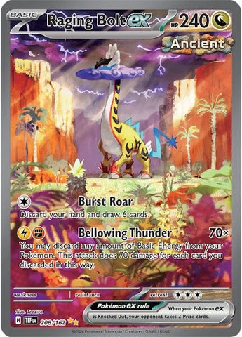 Raging Bolt ex (208/162) [Scarlet &amp; Violet: Temporal Forces] 