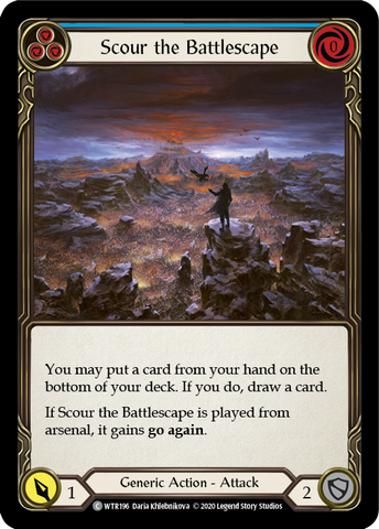 Scour the Battlescape (Blue) [U-WTR196] (Welcome to Rathe Unlimited) Unlimited Normal 