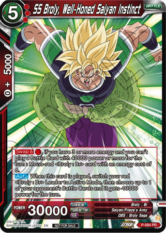 SS Broly, Well-Honed Saiyan Instinct (Deluxe Pack 2024 Vol.1) (P-594) [Promotion Cards] 