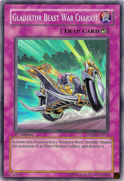 Gladiator Beast War Chariot [TDGS-EN074] Super Rare 