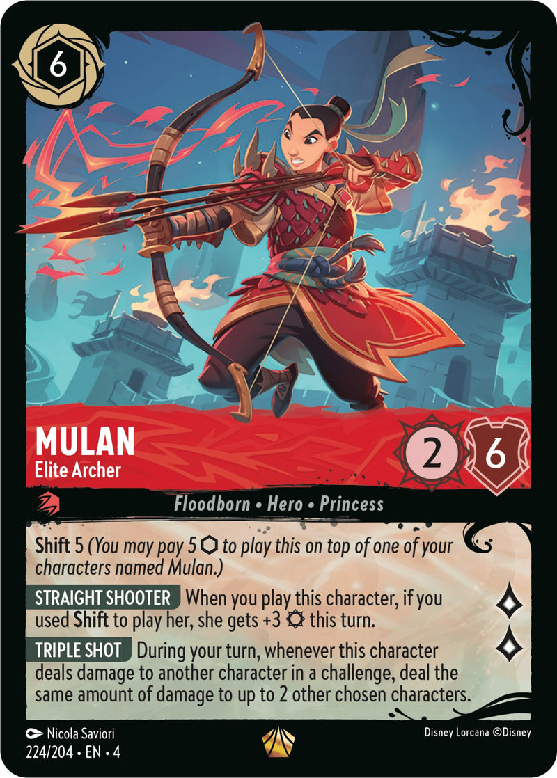 Mulan - Elite Archer (224/204) (244/204) [Illuminaeer's Quest: Deep Trouble] 