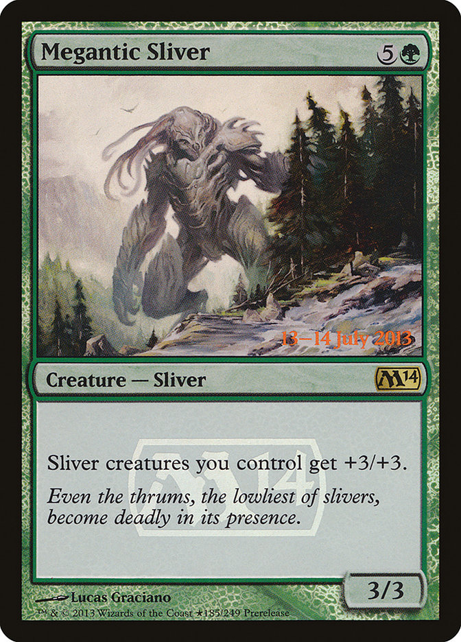 Megantic Sliver [Magic 2014 Prerelease Promos] 