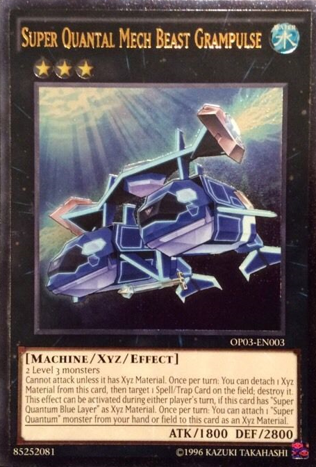 Super Quantal Mech Beast Grampulse [OP03-EN003] Ultimate Rare 