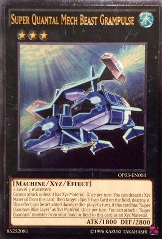 Super Quantal Mech Beast Grampulse [OP03-EN003] Ultimate Rare 