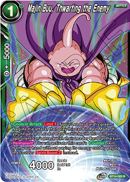 Majin Buu, Thwarting the Enemy (BT14-083) [Cross Spirits] 