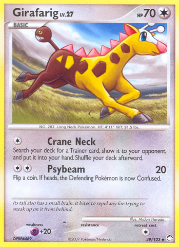 Girafarig (49/123) [Diamond &amp; Pearl: Mysterious Treasures] 