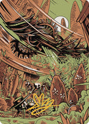 Contagion Engine Art Card (Gold-Stamped Signature) [Outlaws of Thunder Junction Art Series] 