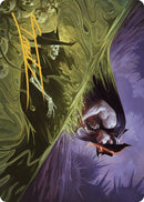 Plunder the Bog Art Card (Gold-Stamped Signature) [Outlaws of Thunder Junction Art Series] 