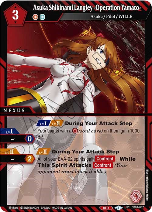 Asuka Shikinami Langley -Operation Yamato- (CB01-057) [Collaboration Booster 01: Halo of Awakening]