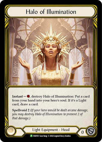 Halo of Illumination (Golden) [FAB103] (Promo) Cold Foil 