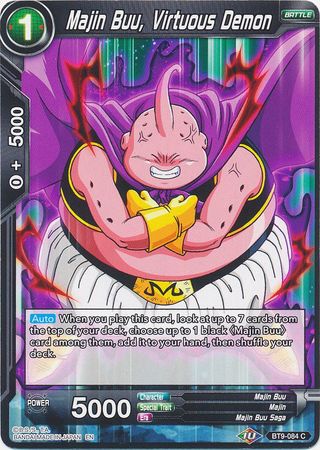 Majin Buu, Virtuous Demon (BT9-084) [Universal Onslaught] 
