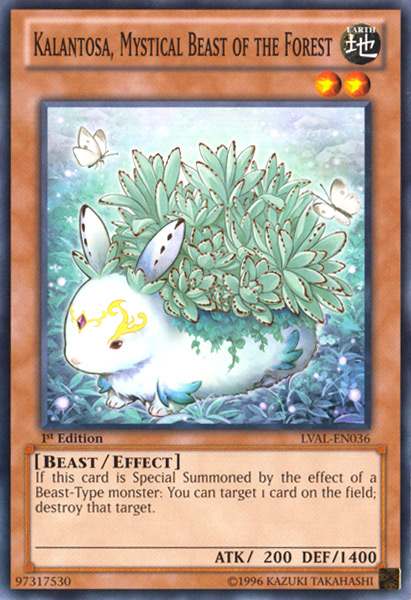 Kalantosa, Mystical Beast of the Forest [LVAL-EN036] Common 