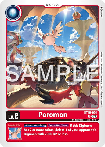 Poromon [BT16-001] [Beginning Observer] 
