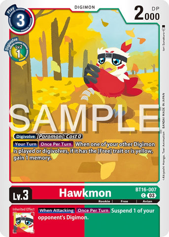 Hawkmon [BT16-007] [Beginning Observer] 