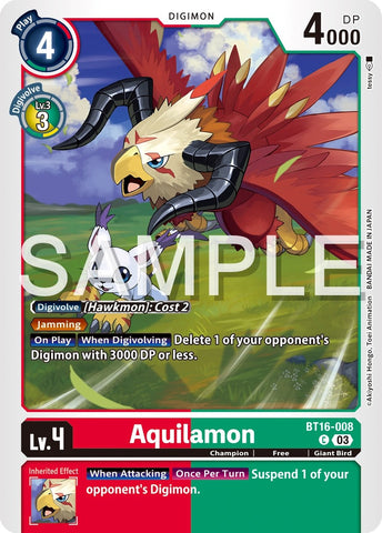 Aquilamon [BT16-008] [Beginning Observer] 