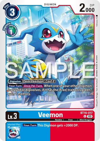 Veemon [BT16-017] [Beginning Observer] 
