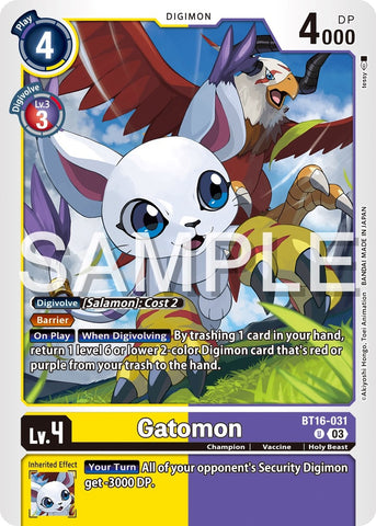 Gatomon [BT16-031] [Beginning Observer] 