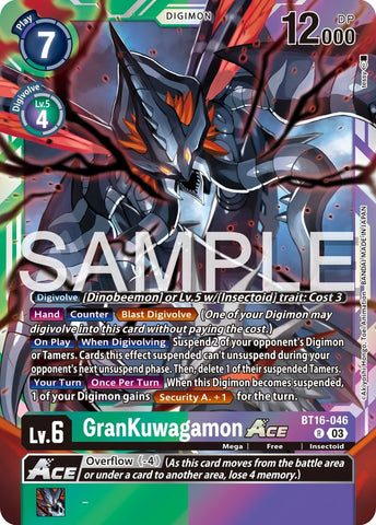 GranKuwagamon Ace [BT16-046] [Beginning Observer] 