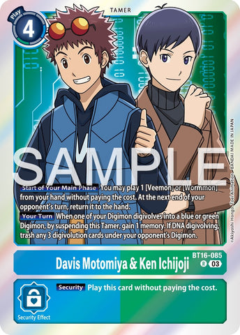 Davis Motomiya &amp; Ken Ichijoji [BT16-085] [Beginning Observer] 