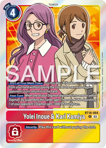 Yolei Inoue &amp; Kari Kamiya [BT16-084] [Beginning Observer] 