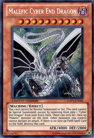Malefic Cyber ​​End Dragon [YMP1-EN004] Secret Rare 