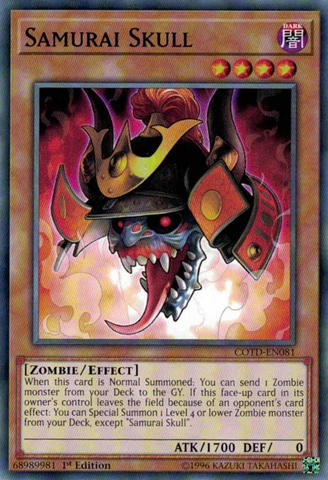 Samurai Skull [COTD-EN081] Common 