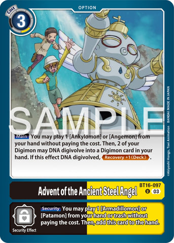 Advent of the Ancient Steel Angel [BT16-097] [Beginning Observer] 
