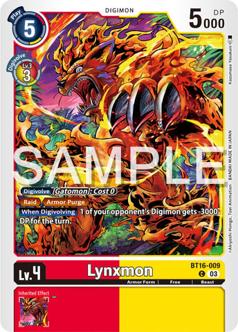 Lynxmon [BT16-009] [Beginning Observer] 