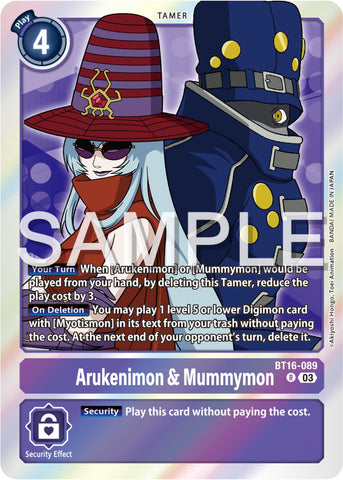 Arukenimon &amp; Mummymon [BT16-089] [Beginning Observer] 