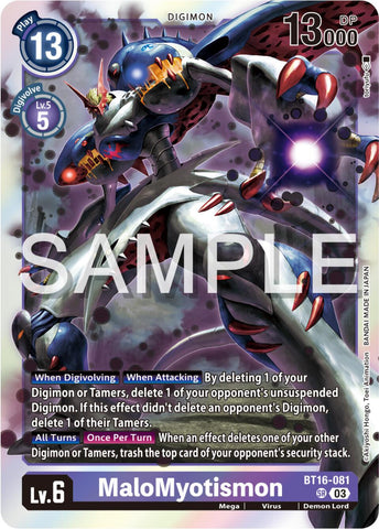 MaloMyotismon [BT16-081] [Beginning Observer] 