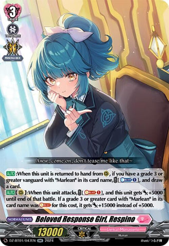 Beloved Response Girl, Respino (DZ-BT01/047EN) [Fated Clash] 