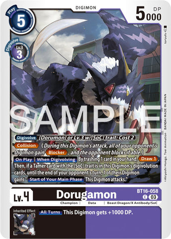Dorugamon [BT16-058] [Beginning Observer] 