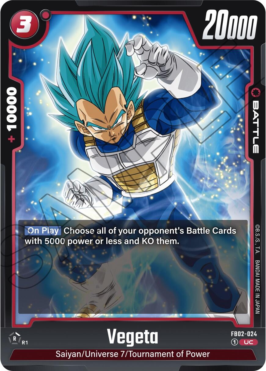 Vegeta (FB02-024) [Blazing Aura]