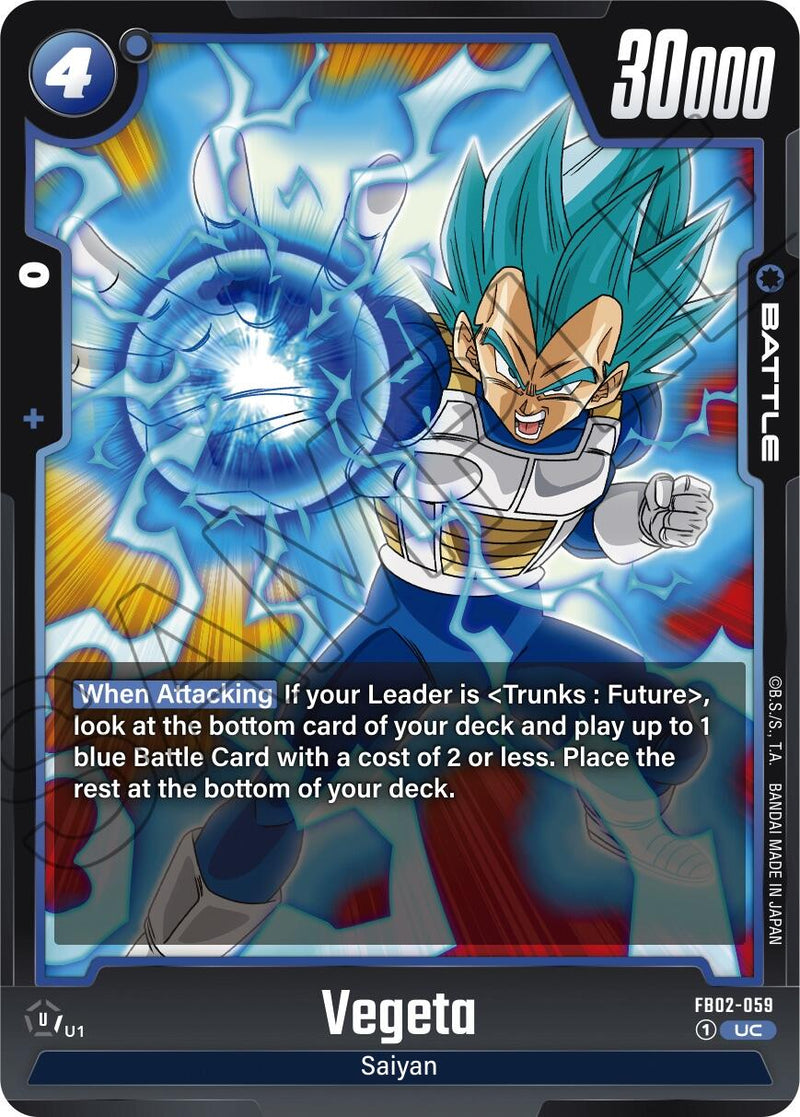 Vegeta (FB02-059) [Blazing Aura]