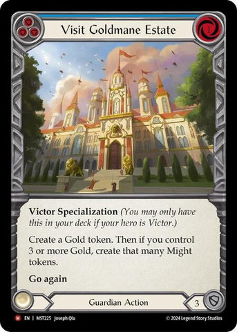 Visit Goldmane Estate [MST225] (Part the Mistveil) Rainbow Foil 