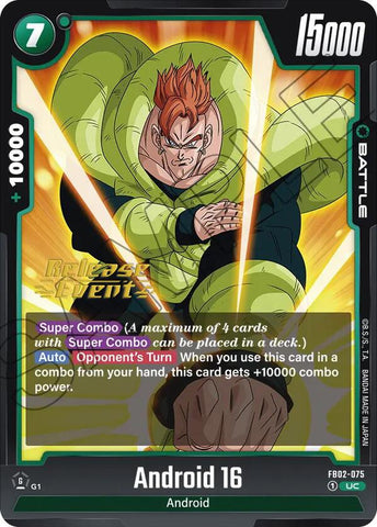 Android 16 [Blazing Aura Pre-Release Cards] 