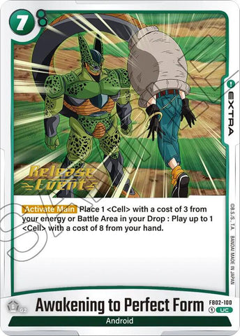 Awakening to Perfect Form [Blazing Aura Pre-Release Cards] 