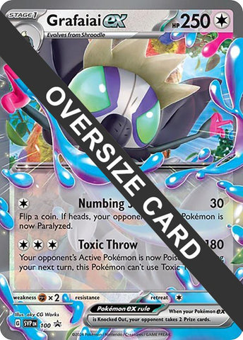 Grafaiai ex (100) (Jumbo Card) [Scarlet &amp; Violet: Black Star Promos] 