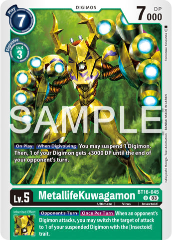 MetallifeKuwagamon [BT16-045] [Beginning Observer] 