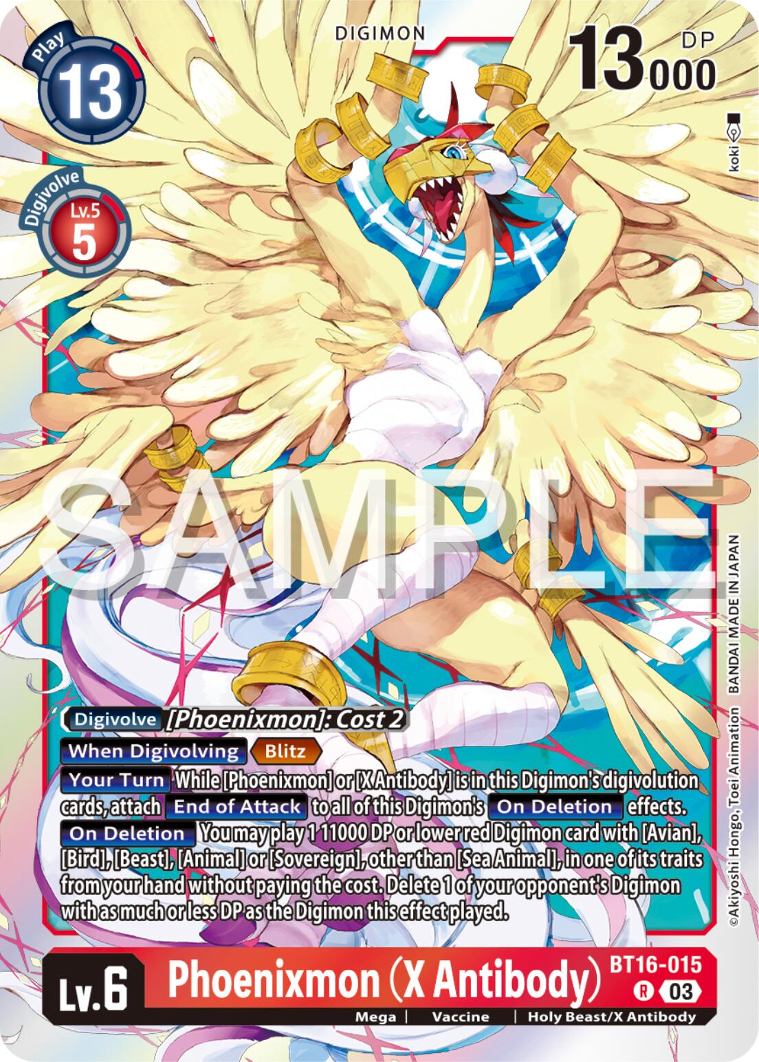 Phoenixmon (X Antibody) [BT16-015] [Beginning Observer]