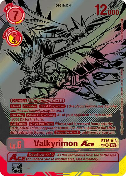 Valkyrimon Ace [BT16-013] (Textured) [Beginning Observer]