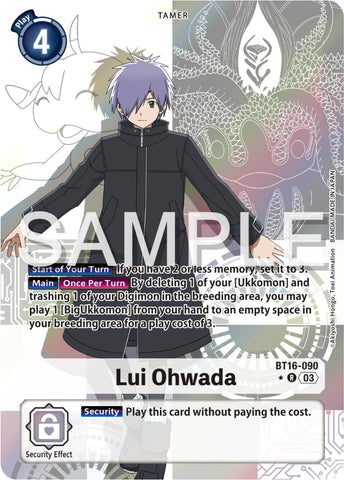 Lui Ohwada [BT16-090] (Alternate Art) [Beginning Observer] 